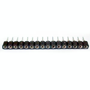 ICS Single Row Strip Socket Pitch 2.54mm 